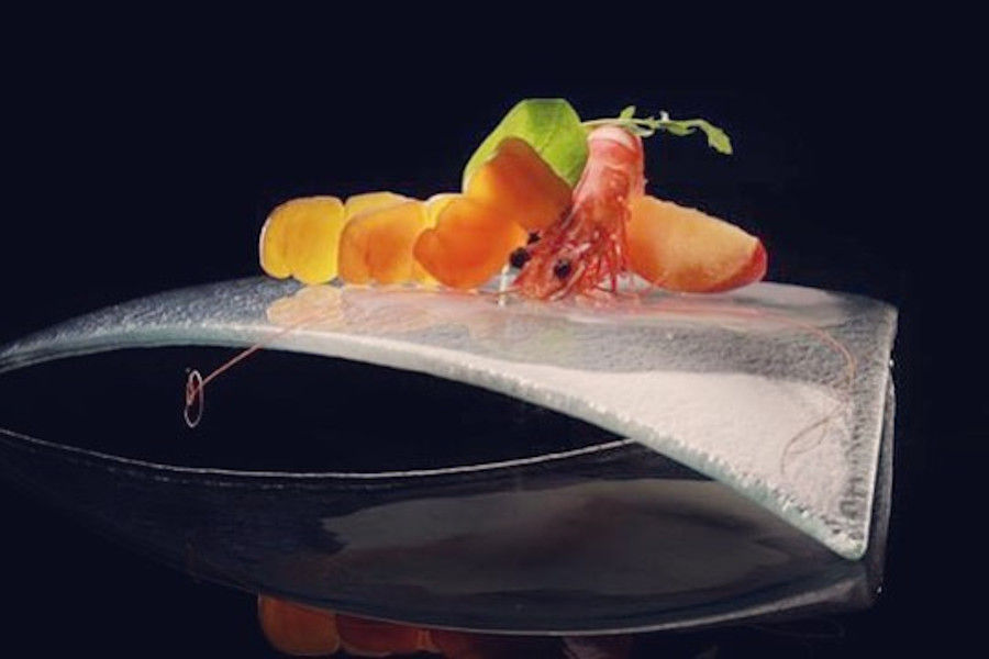 cooked dry slices of avgotaraho from Bottarga Stefos